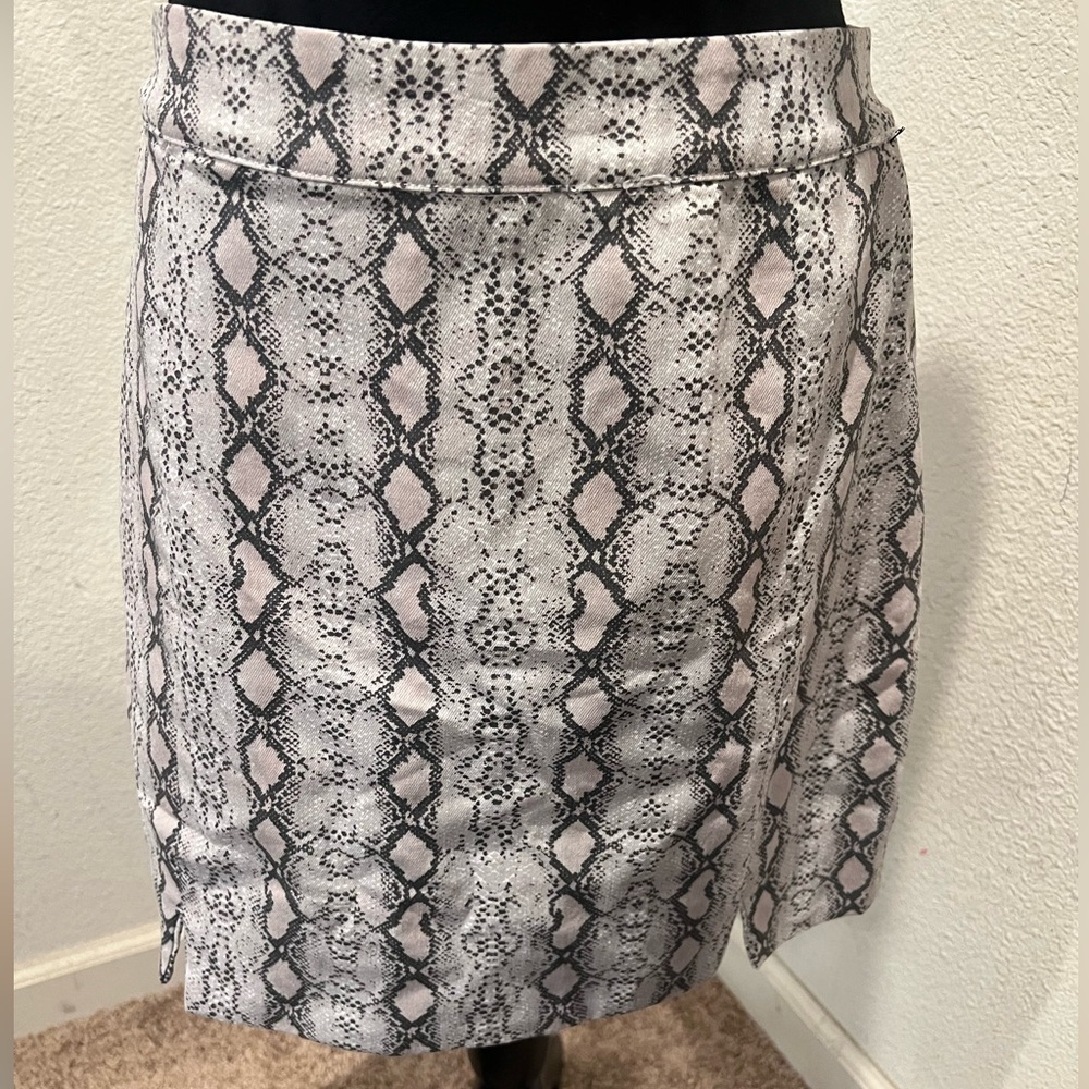 Moodie snakeskin pattern‎ skirt